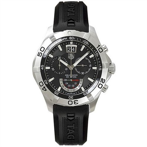 TAG Heuer Aquaracer 300M Quartz Chronograph 43 Stainless Steel / Black / Rubber